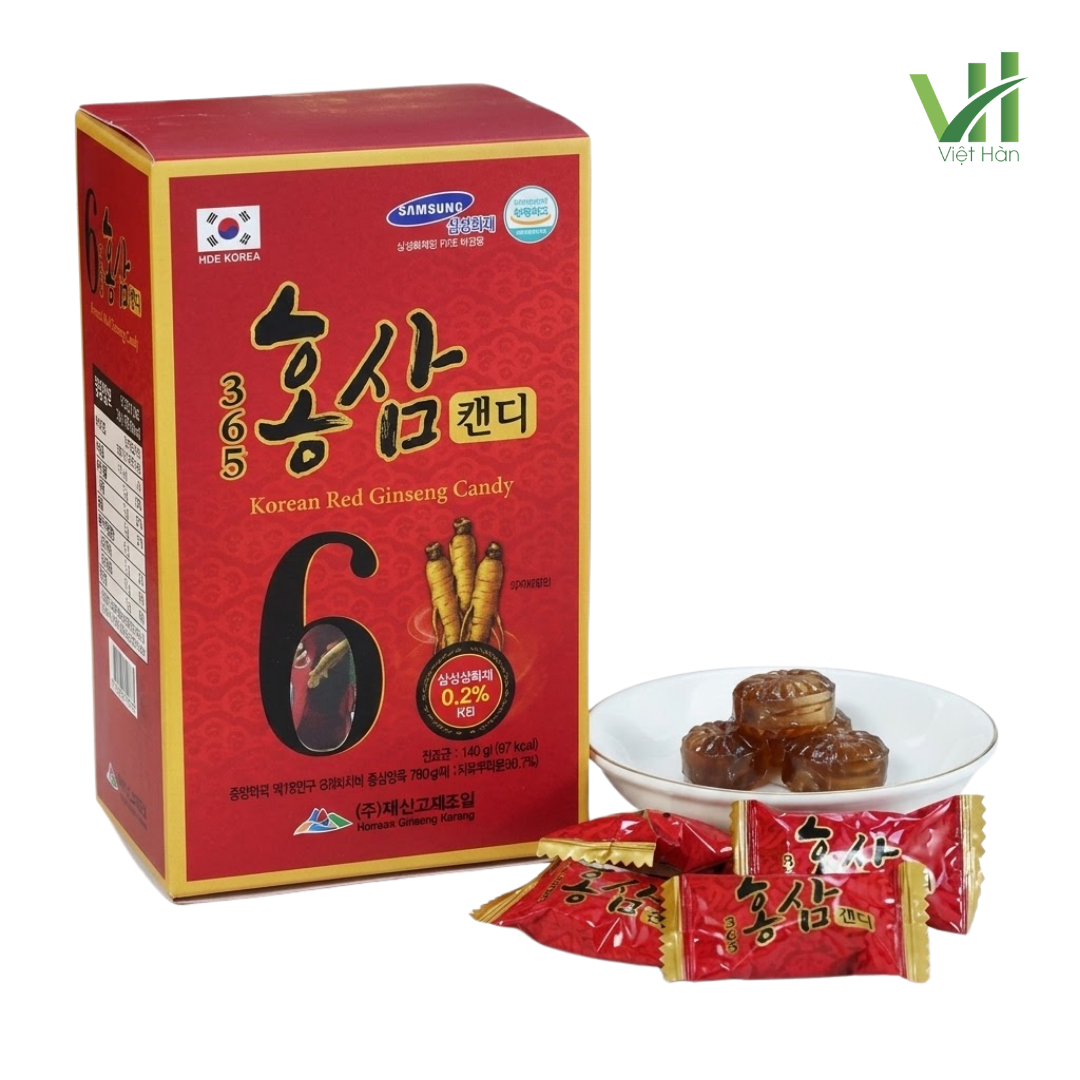 Kẹo hồng sâm Hàn Quốc hộp 200 gram - Ảnh 2