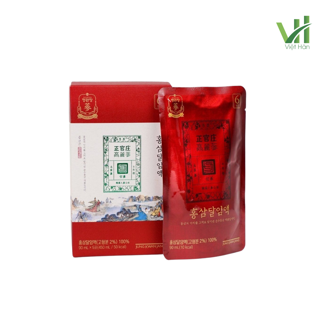 Nước Hồng Sâm Tinh Khiết KGC Pure Extract Jung Kwan Jang Hộp 30 Gói x 90ml - Ảnh 3