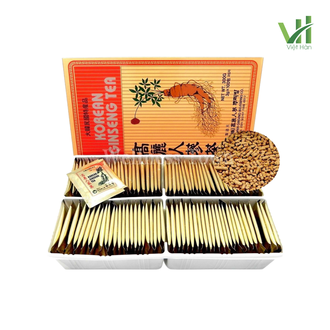 Trà Nhân Sâm Bulibang Hàn Quốc Hộp 100 gói x 3g - Ảnh 4
