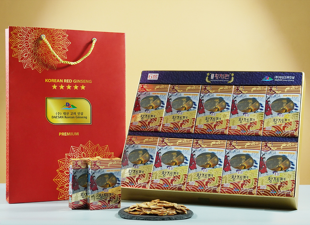 Hồng Sâm Lát Khô Daesan Hàn Quốc Hộp 10 gói x 12g - Ảnh 2