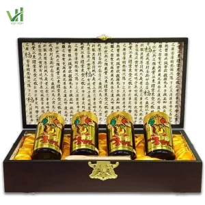 Cao Hồng Sâm Kanghwa Hàn Quốc Hộp gỗ 250g x 4 lọ