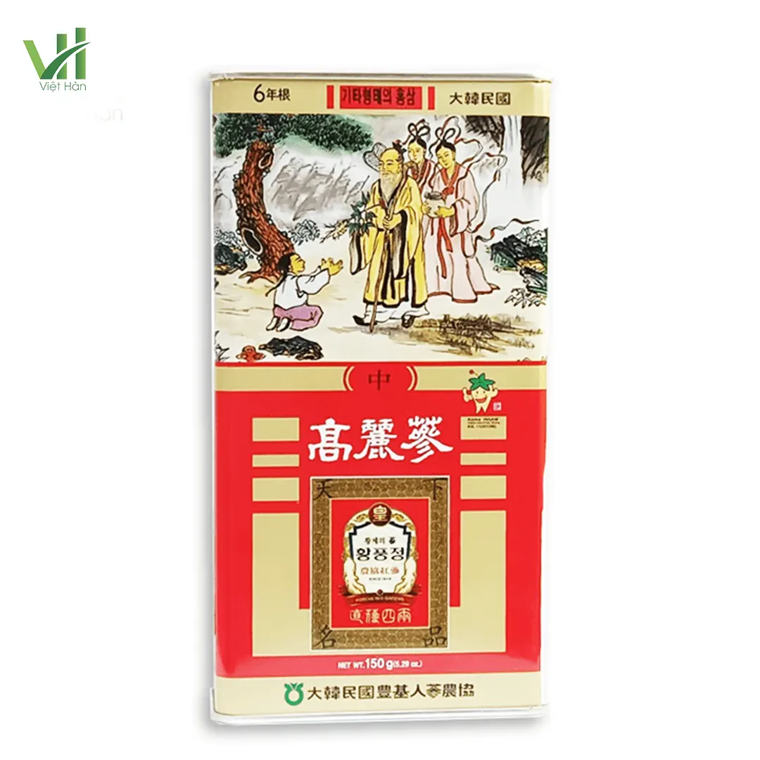 Hồng Sâm Củ Khô Punghi Hàn Quốc Hộp 150g