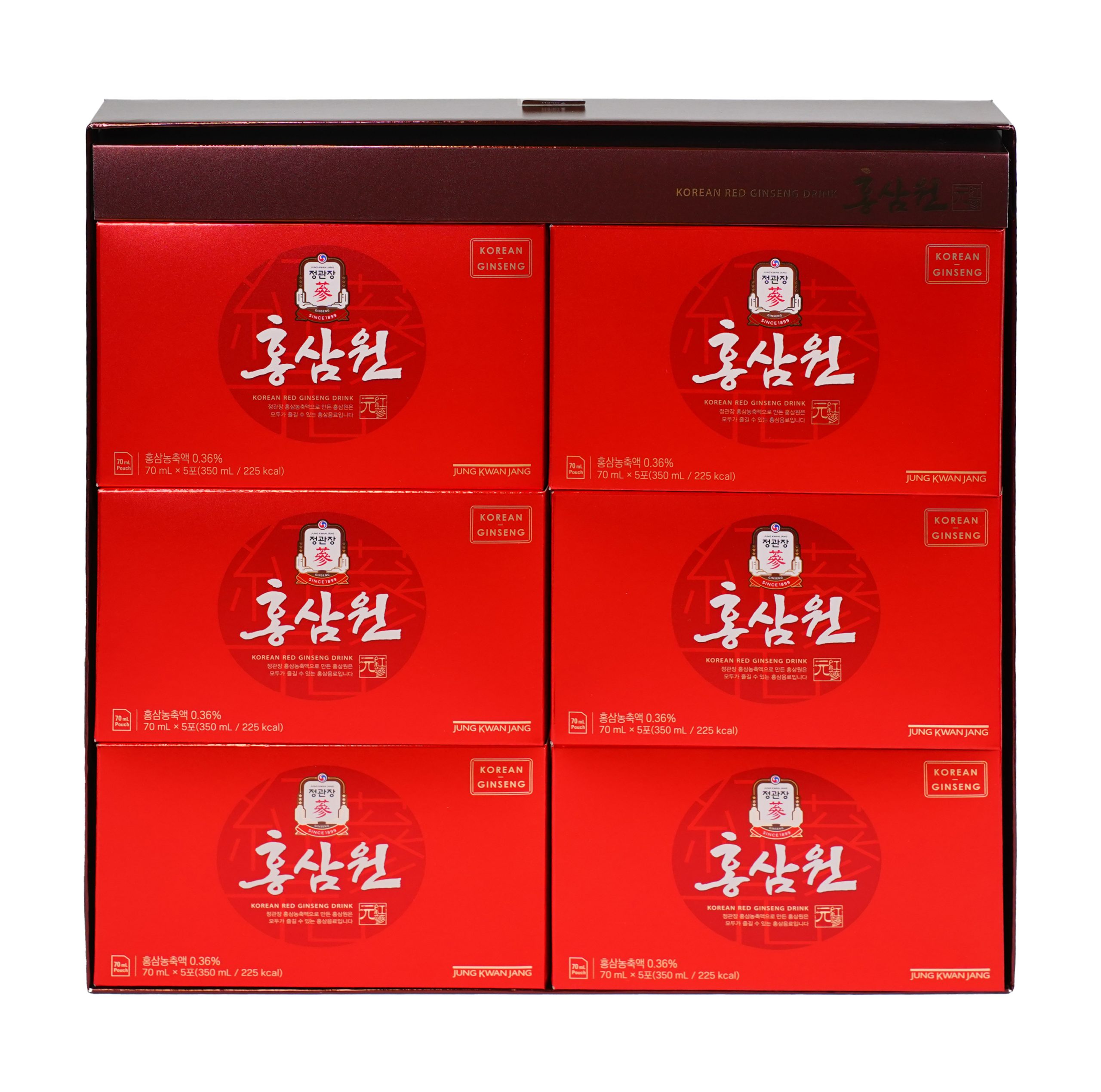 Nước Hồng Sâm Won Jung Kwan Jang Hàn Quốc Hộp 30 gói x 70ml - Ảnh 3