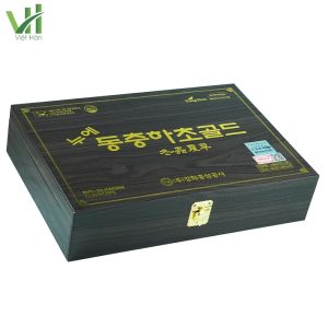 Alternative view of Nước Đông Trùng Hạ Thảo Hàn Quốc Kanghwa hộp gỗ đen 30ml x 60 gói