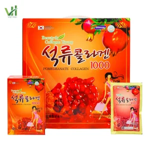 Nước ép lựu Collagen Kanghwa Hàn Quốc Hộp 30 gói