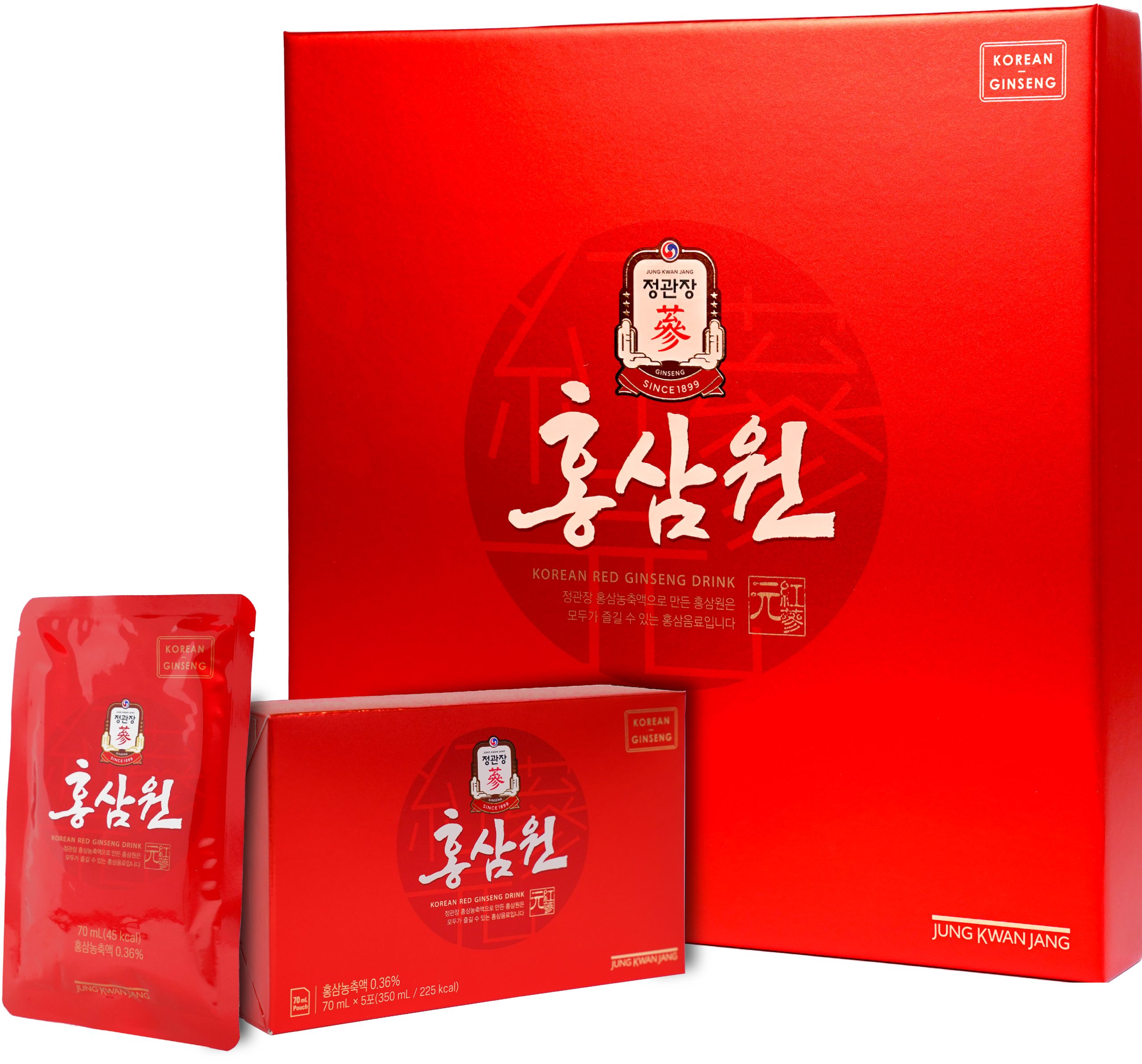 Nước Hồng Sâm Won Jung Kwan Jang Hàn Quốc Hộp 30 gói x 70ml - Ảnh 2