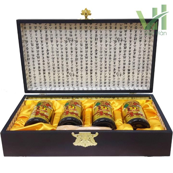 Cao Hồng Sâm Kanghwa Hàn Quốc Hộp gỗ 250g x 4 lọ - Ảnh 3