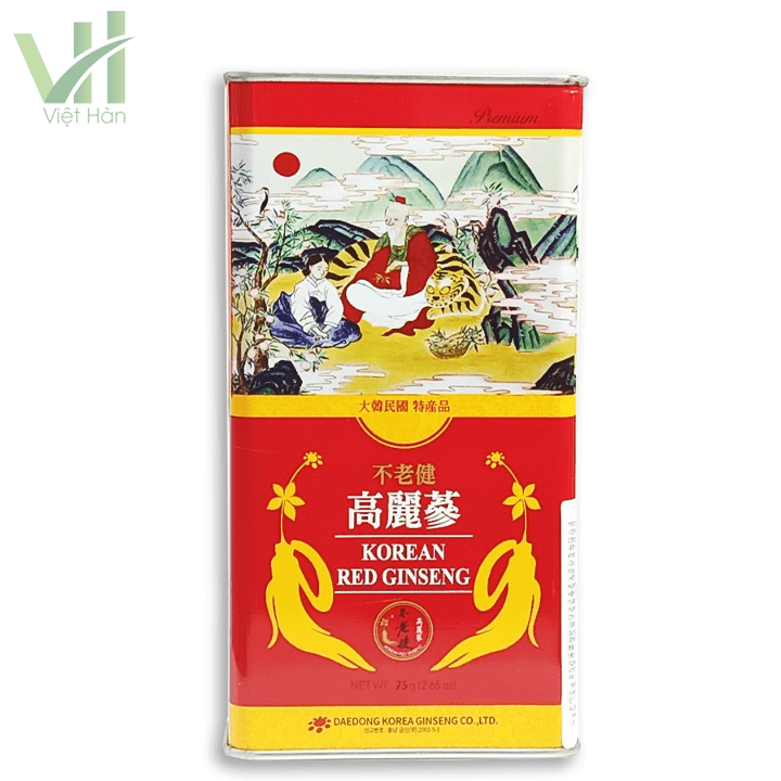 Hồng Sâm Củ Khô Daedong Hàn Quốc Hộp 75g - Ảnh 5
