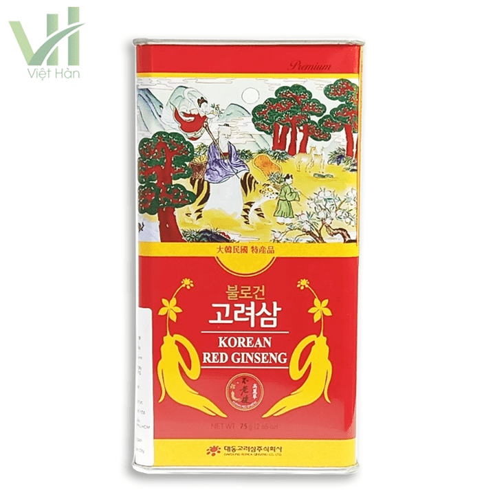 Hồng Sâm Củ Khô Daedong Hàn Quốc Hộp 75g - Ảnh 2
