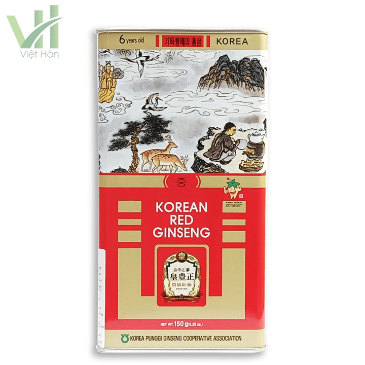 Hồng Sâm Củ Khô Punghi Hàn Quốc Hộp 150g - Ảnh 6