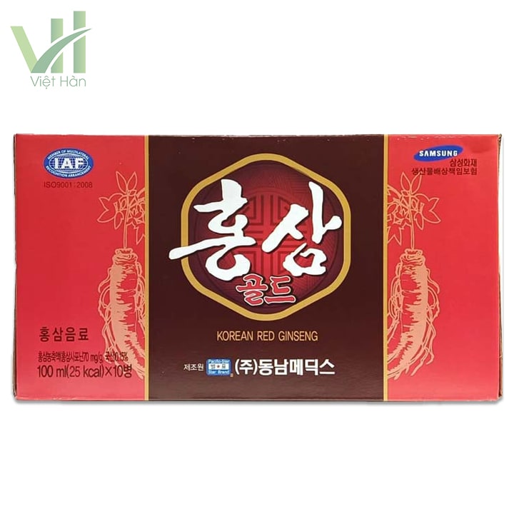 Nước Hồng Sâm Hàn Quốc Hộp 10 chai x 100ml - Ảnh 4