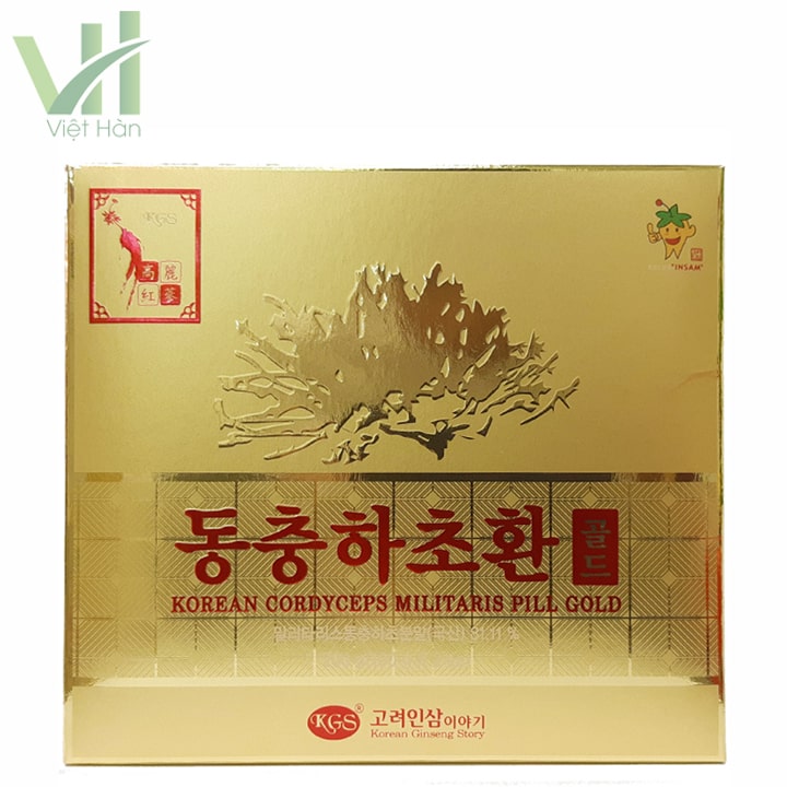 Viên Đông Trùng Hạ Thảo Hàn Quốc KGS Hộp 100g x 2 lọ - Ảnh 4