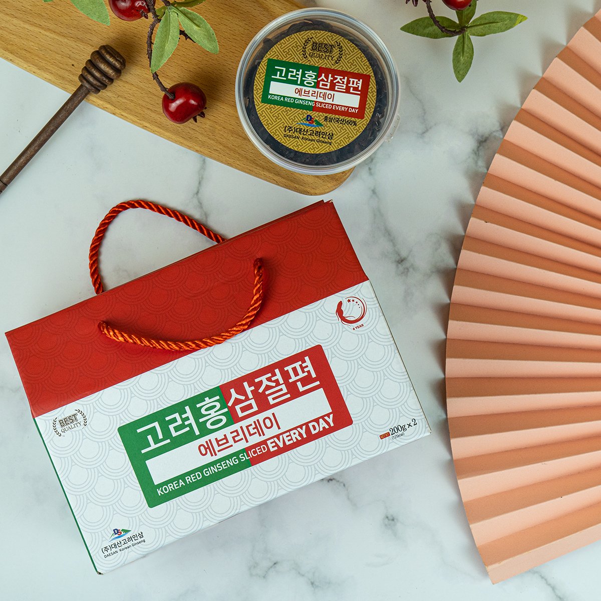 Mứt Sâm Tẩm Mật Ong Everyday Daesan – 2 hộp x 200g - Ảnh 6