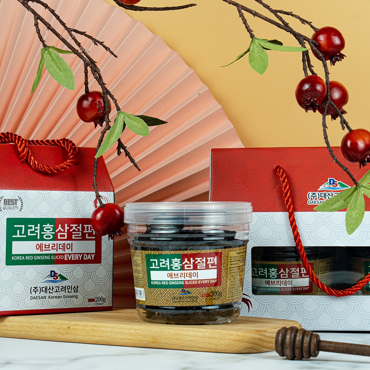 Mứt Sâm Tẩm Mật Ong Everyday Daesan – 2 hộp x 200g - Ảnh 4