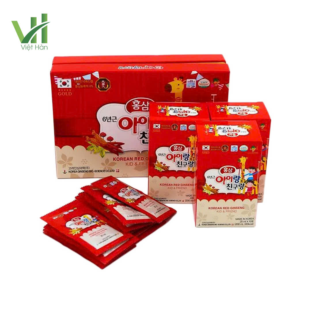 Nước Hồng Sâm Baby Bio Hàn Quốc – Hộp 30 gói x 20ml - Ảnh 3
