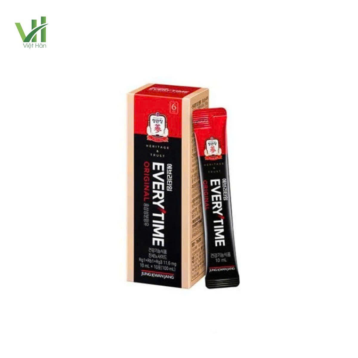 Nước Hồng Sâm KGC Everytime Original Hàn Quốc – Hộp 30 gói x 10ml - Ảnh 4