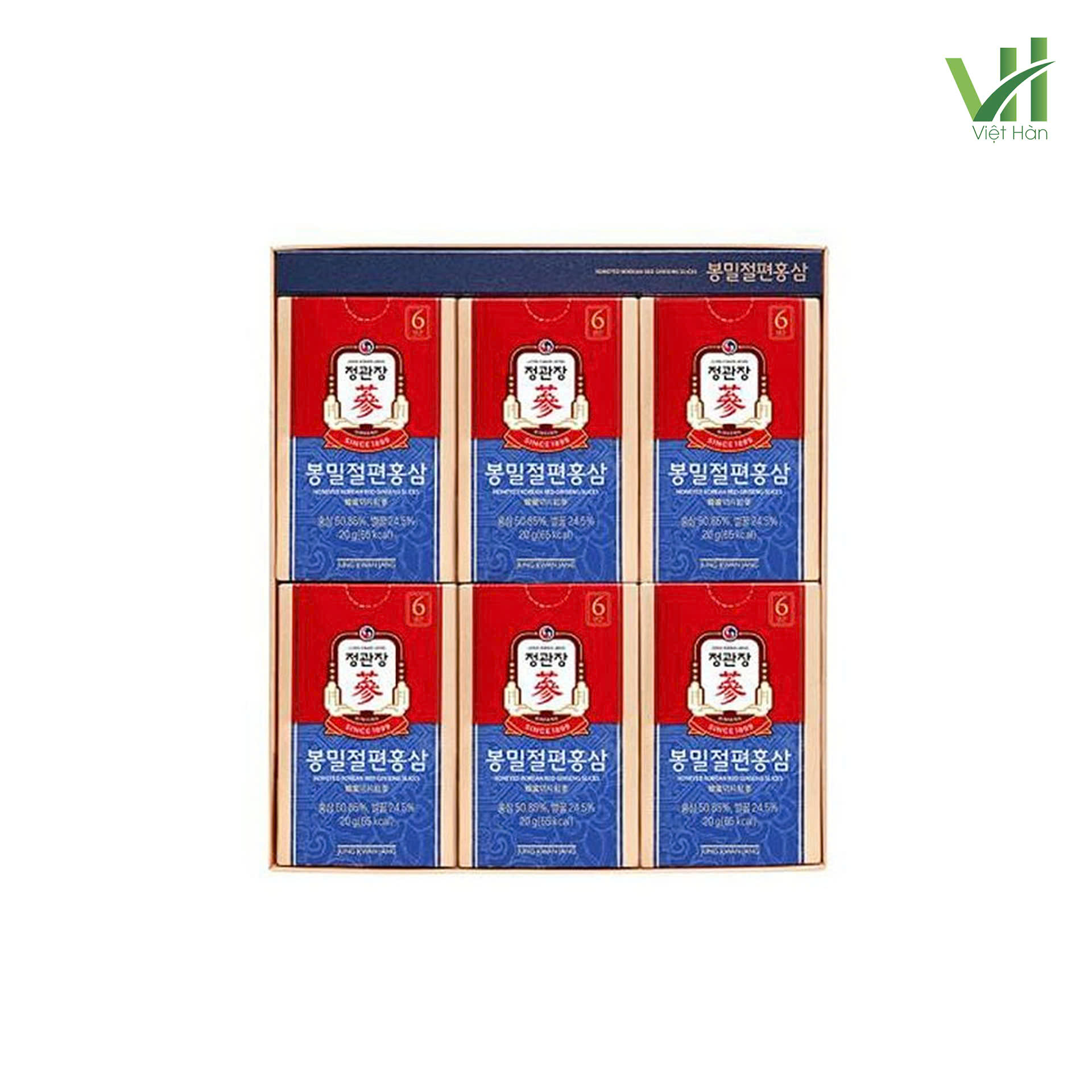 Sâm lát tẩm mật ong Jung Kwan Jang 20g x 12 hộp - Ảnh 3